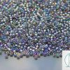 10g 176 Transparent Black Diamont Rainbow Toho Seed Beads 11/0 2.2mm Michael's UK Jewellery