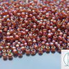 TOHO Seed Beads 1850 Inside Color Topaz Muave Rainbow 8/0 beads mouse