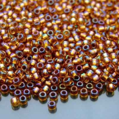 TOHO Seed Beads 1853 Transparent Rainbow Honey Comb 8/0 beads mouse