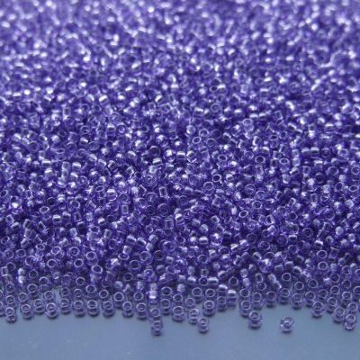 10g 19 Transparent Sugar Plum Toho Seed Beads 15/0 1.5mm Michael's UK Jewellery