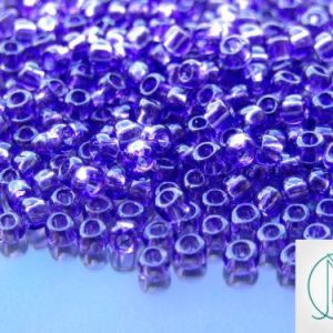 10g 19 Transparent Sugar Plum Toho Seed Beads 6/0 4mm Michael's UK Jewellery