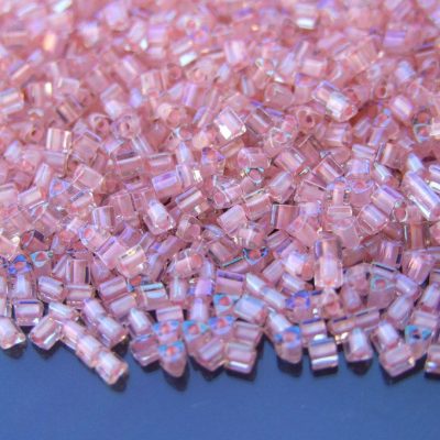 10g 191 Inside Color Rainbow Soft Pink Toho Triangle Seed Beads 11/0 2mm Michael's UK Jewellery