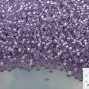 10g 19F Transparent Frosted Sugar Plum Toho Seed Beads 11/0 2.2mm Michael's UK Jewellery