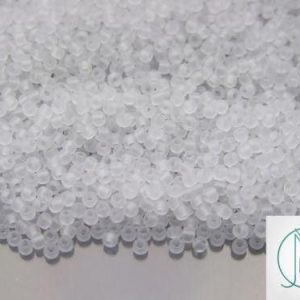 50g Wholesale TOHO Beads 1F Tr. Frosted Crystal Beads 11/0 Michael's UK Jewellery beads mouse