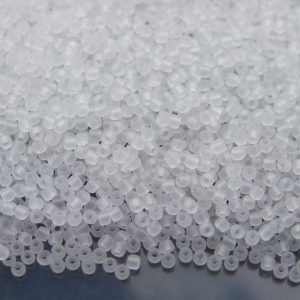 20g TOHO Beads 1F Transparent Frosted Crystal Beads 11/0 Michael's UK Jewellery beads mouse