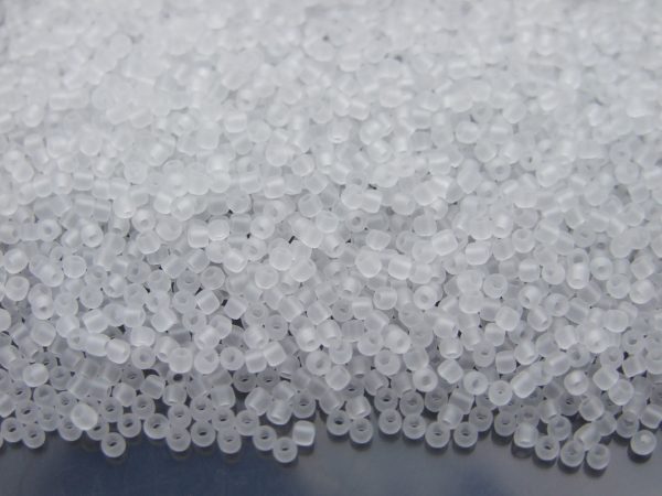 20g TOHO Beads 1F Transparent Frosted Crystal Beads 11/0 Michael's UK Jewellery beads mouse