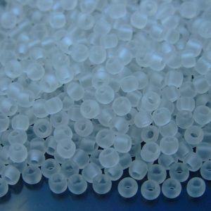 10g 1F Transparent Frosted Crystal Toho Seed Beads Size 6/0 4mm Michael's UK Jewellery
