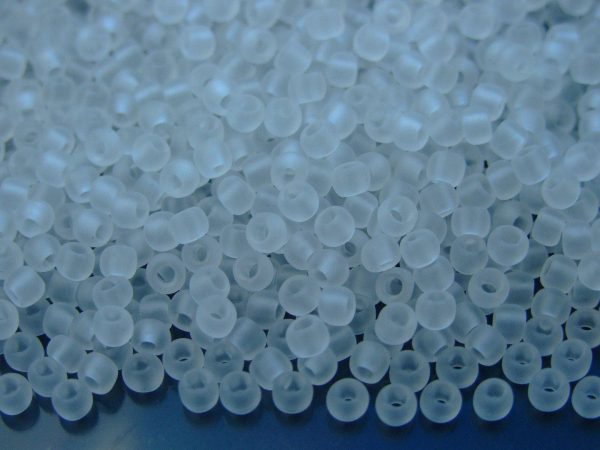 10g 1F Transparent Frosted Crystal Toho Seed Beads Size 6/0 4mm Michael's UK Jewellery