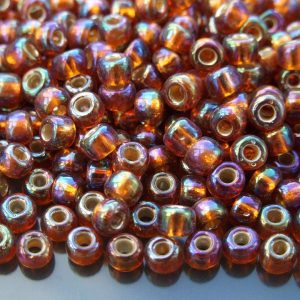 10g 2034 Silver Lined Rainbow Topaz Toho Seed Beads 3/0 5.5mm Michael's UK Jewellery