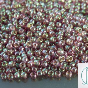 TOHO Seed Beads 206 Gold Luster Hydrangea 8/0 beads mouse