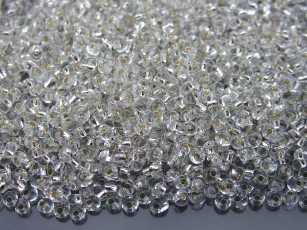 10g 21 Silver Lined Crystal Toho 3mm Magatama Seed Beads Michael's UK Jewellery