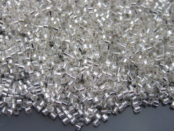 TOHO HEXAGON Beads 21 Silver Lined Crystal beadsmouse.co.uk