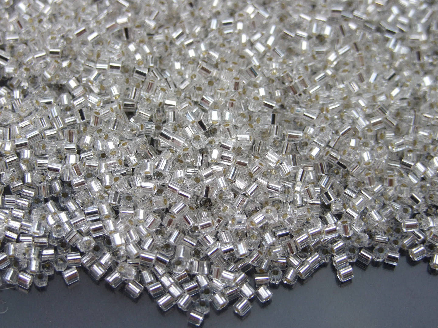 TOHO HEXAGON Beads 21 Silver Lined Crystal beadsmouse.co.uk