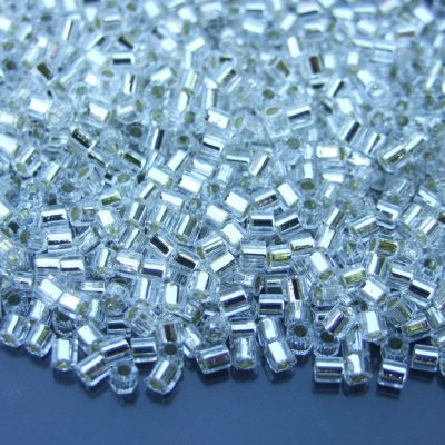 TOHO HEXAGON Beads 21 Silver Lined Crystal beadsmouse.co.uk