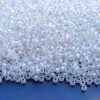 TOHO Seed Beads 2100 Silver Lined Milky White 11/0 beads mouse