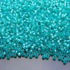 TOHO Seed Beads 2104 Silver Lined Milky Teal 11/0 beads mouse