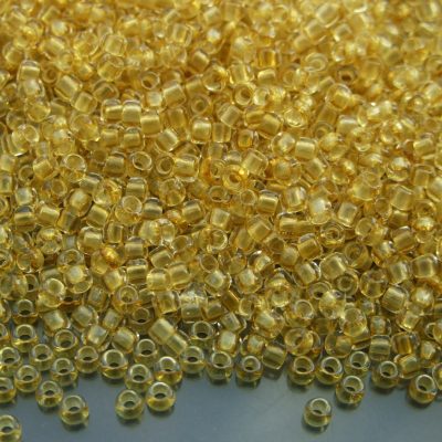 TOHO Seed Beads 2151 Transparent Champagne 8/0 beads mouse