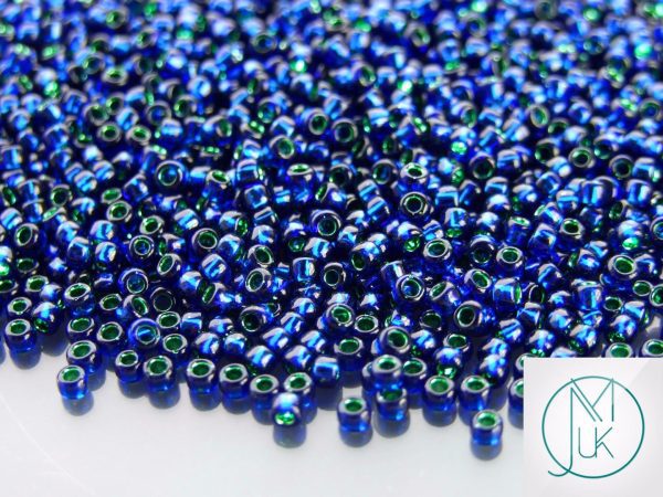10g 2203 Silver Lined Navy Toho Seed Beads 8/0 3mm Michael's UK Jewellery
