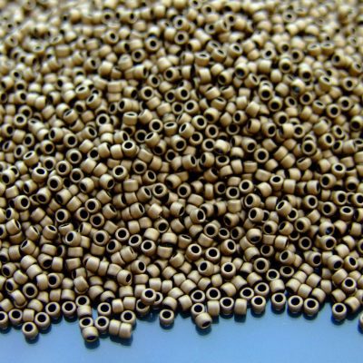 10g 221F Frosted Bronze Toho Seed Beads 15/0 1.5mm Michael's UK Jewellery