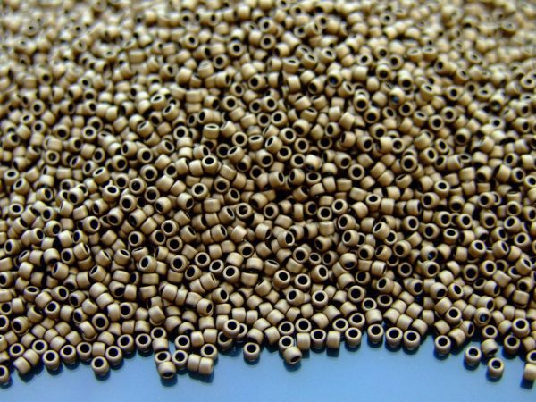 10g 221F Frosted Bronze Toho Seed Beads 15/0 1.5mm Michael's UK Jewellery