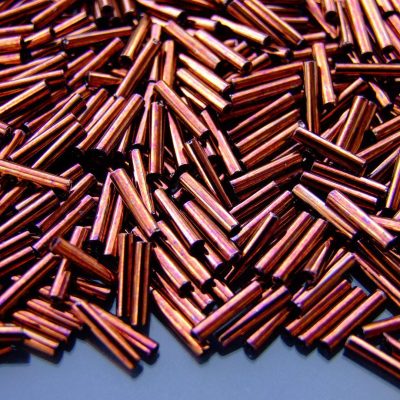 10g 222 Dark Bronze Toho Bugle Seed Beads 9mm Michael's UK Jewellery