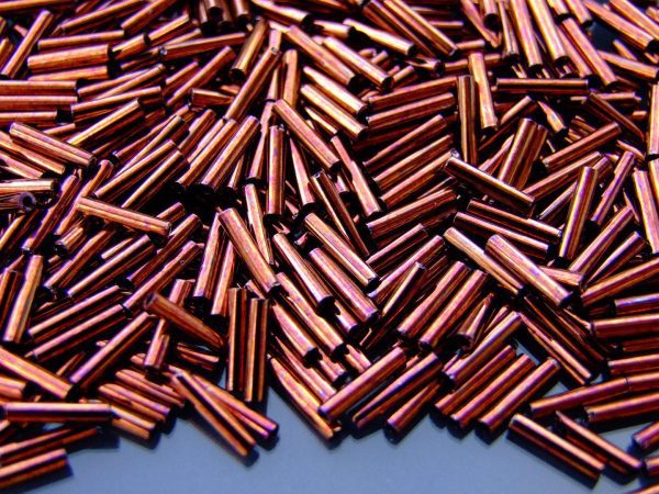 10g 222 Dark Bronze Toho Bugle Seed Beads 9mm Michael's UK Jewellery