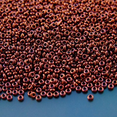 10g 222 Dark Bronze Toho Demi Round Seed Beads 11/0 2mm Michael's UK Jewellery