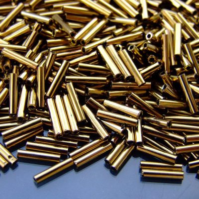 10g 223 Antique Bronze Toho Bugle Seed Beads 9mm Michael's UK Jewellery