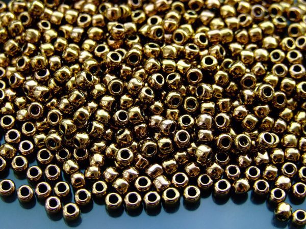 10g 223 Antique Bronze Toho Seed Beads 6/0 4mm Michael's UK Jewellery