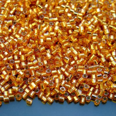 10g 22C Silver Lined Topaz Toho Hexagon Seed Beads 11/0 2mm Michael's UK Jewellery