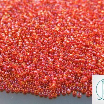 10g 241 Inside Color Rainbow Light Topaz/Mauve Lined Toho Seed Beads 15/0 1.5mm Michael's UK Jewellery