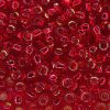 TOHO Seed Beads 25C Silver Lined Ruby 3/0 beads mouse