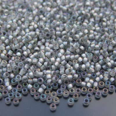 TOHO TAKUMI Beads 261 Inside Color Rainbow Crystal Gray Lined beads mouse