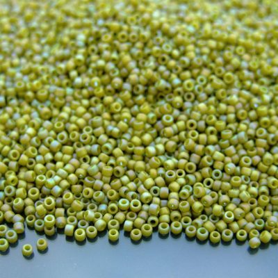 10g 2631F Semi Glazed Rainbow Olive Toho Seed Beads 15/0 1.5mm Michael's UK Jewellery