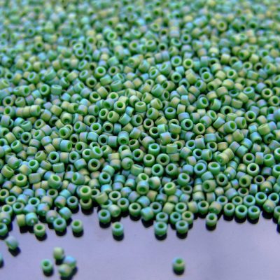 10g 2633F Semi Glazed Rainbow Clover Toho Seed Beads 15/0 1.5mm Michael's UK Jewellery