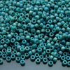 TOHO Seed Beads 2634F Semi Glazed Rainbow Turquoise 8/0 beads mouse