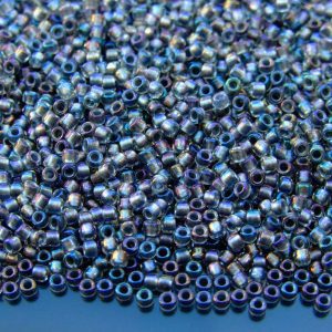 TOHO TAKUMI Beads 266 Inside Color Gold Luster Crystal Opaque Gray beads mouse