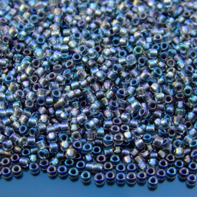 TOHO TAKUMI Beads 266 Inside Color Gold Luster Crystal Opaque Gray beads mouse