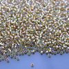 10g 279 Inside Color Rainbow Light Topaz/Gray Lined Toho Seed Beads 15/0 1.5mm Michael's UK Jewellery