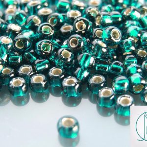 10g 27BD Silver Lined Teal Toho Seed Beads 3/0 5.5mm Michael's UK Jewellery