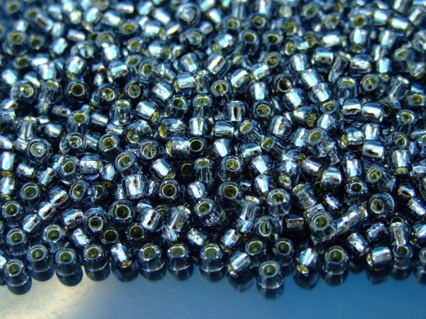 10g 29 Silver Lined Black Diamond Toho Seed Beads Size 6/0 4mm Michael's UK Jewellery