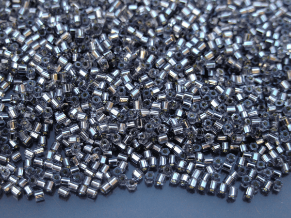 10g 29B Silver Lined Gray Toho Hexagon Seed Beads 11/0 2mm Michael's UK Jewellery