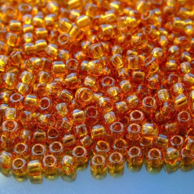 10g 2C Transparent Topaz Toho Seed Beads Size 6/0 4mm Michael's UK Jewellery