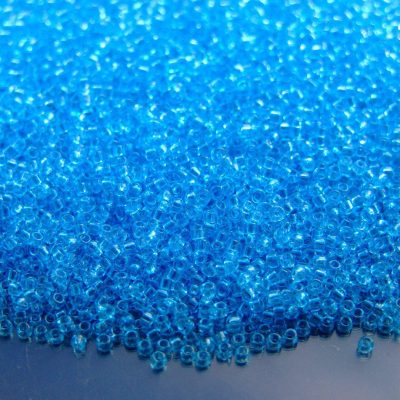 10g 3 Transparent Aquamarine Toho Seed Beads 15/0 1.5mm Michael's UK Jewellery