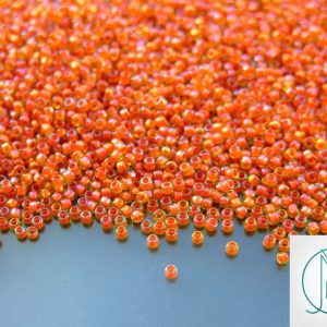 10g 303 Inside Color Jonquil/Hyacinth Lined Toho Seed Beads 15/0 1.5mm Michael's UK Jewellery