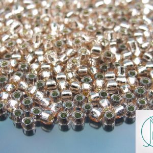 10g 31 Silver Lined Rosaline Toho Seed Beads 6/0 4mm Michael's UK Jewellery