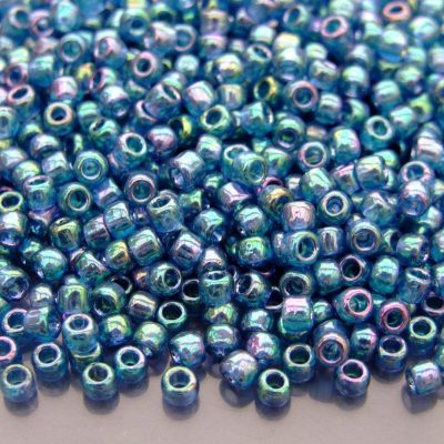 10g 321 Gold Lustered Light Tanzanite Toho Seed Beads Size 6/0 4mm Michael's UK Jewellery