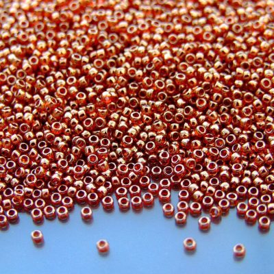10g 329 Gold Luster African Sunset Toho Seed Beads 15/0 1.5mm Michael's UK Jewellery