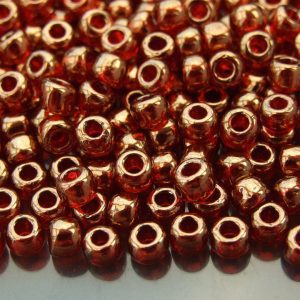 TOHO Seed Beads 329 Gold Luster African Sunset 3/0 beads mouse