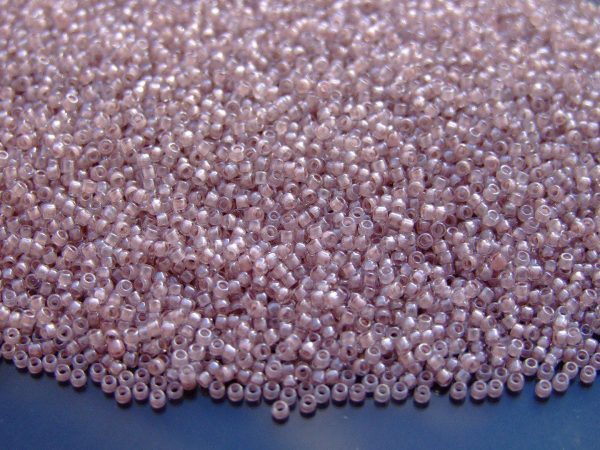 10g 353 Inside Color Crystal/Lavender Lined Toho Seed Beads 15/0 1.5mm Michael's UK Jewellery